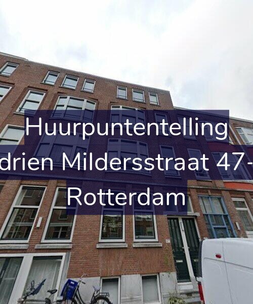 Foto gevel Huurpuntentelling voor Adrien Mildersstraat 47-B, Rotterdam