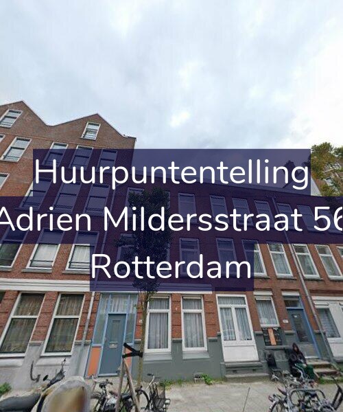 Foto gevel Huurpuntentelling voor Adrien Mildersstraat 56, Rotterdam