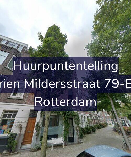 Foto gevel Huurpuntentelling voor Adrien Mildersstraat 79-B01, Rotterdam