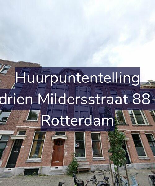 Foto gevel Huurpuntentelling voor Adrien Mildersstraat 88-B, Rotterdam