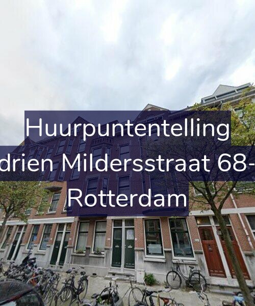 Foto gevel Huurpuntentelling voor Adrien Mildersstraat 68-A, Rotterdam