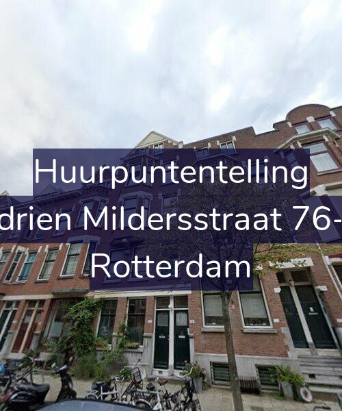 Foto gevel Huurpuntentelling voor Adrien Mildersstraat 76-A, Rotterdam