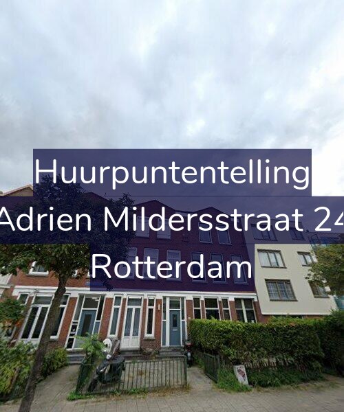 Foto gevel Huurpuntentelling voor Adrien Mildersstraat 24, Rotterdam