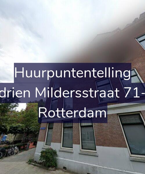 Foto gevel Huurpuntentelling voor Adrien Mildersstraat 71-A, Rotterdam