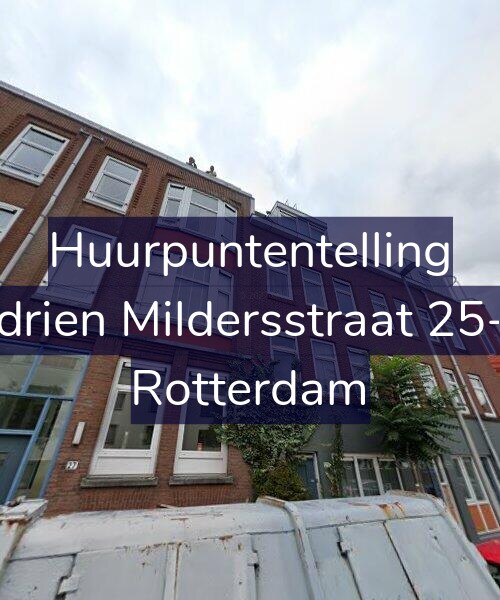 Foto gevel Huurpuntentelling voor Adrien Mildersstraat 25-B, Rotterdam