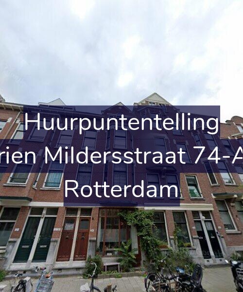 Foto gevel Huurpuntentelling voor Adrien Mildersstraat 74-A01, Rotterdam