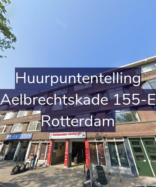 Foto gevel Huurpuntentelling voor Aelbrechtskade 155-E, Rotterdam