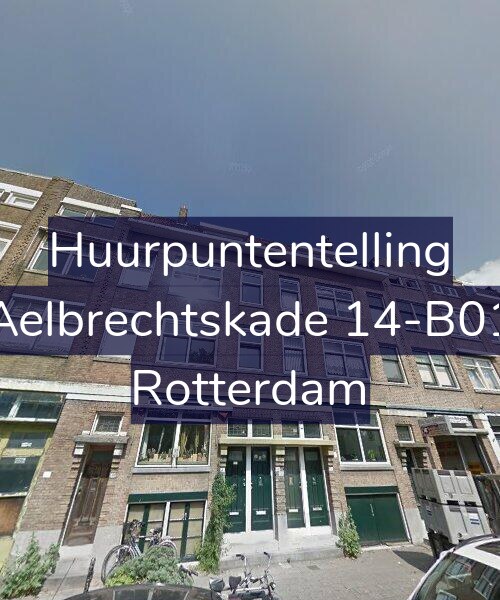 Foto gevel Huurpuntentelling voor Aelbrechtskade 14-B01, Rotterdam