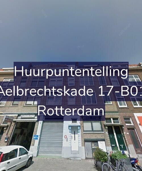 Foto gevel Huurpuntentelling voor Aelbrechtskade 17-B01, Rotterdam