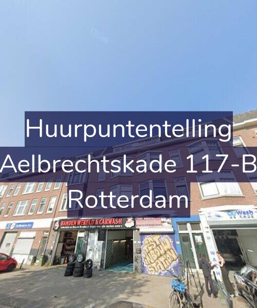 Foto gevel Huurpuntentelling voor Aelbrechtskade 117-B, Rotterdam