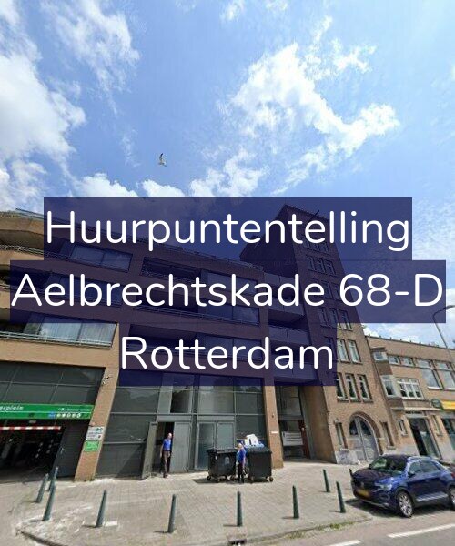Foto gevel Huurpuntentelling voor Aelbrechtskade 68-D, Rotterdam