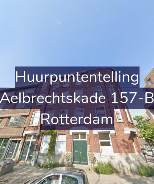 Foto gevel Huurpuntentelling voor Aelbrechtskade 157-B, Rotterdam