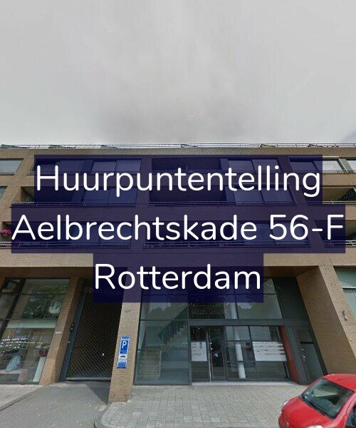 Foto gevel Huurpuntentelling voor Aelbrechtskade 56-F, Rotterdam
