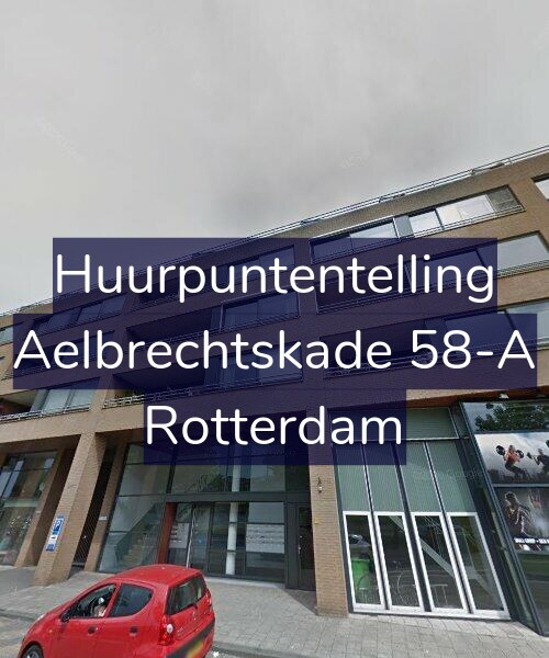 Foto gevel Huurpuntentelling voor Aelbrechtskade 58-A, Rotterdam