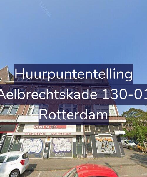 Foto gevel Huurpuntentelling voor Aelbrechtskade 130-01, Rotterdam