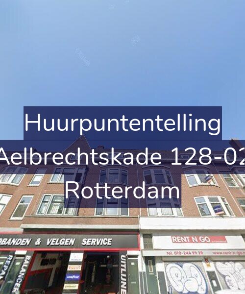 Foto gevel Huurpuntentelling voor Aelbrechtskade 128-02, Rotterdam