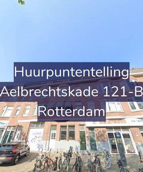 Foto gevel Huurpuntentelling voor Aelbrechtskade 121-B, Rotterdam