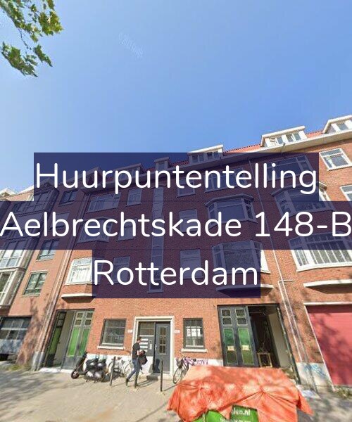 Foto gevel Huurpuntentelling voor Aelbrechtskade 148-B, Rotterdam
