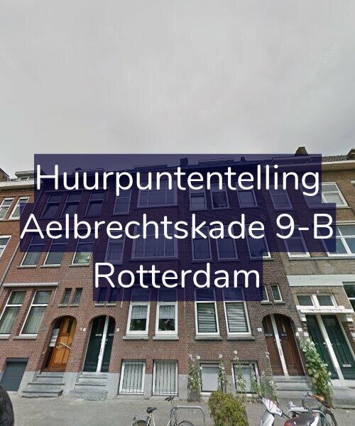 Foto gevel Huurpuntentelling voor Aelbrechtskade 9-B, Rotterdam