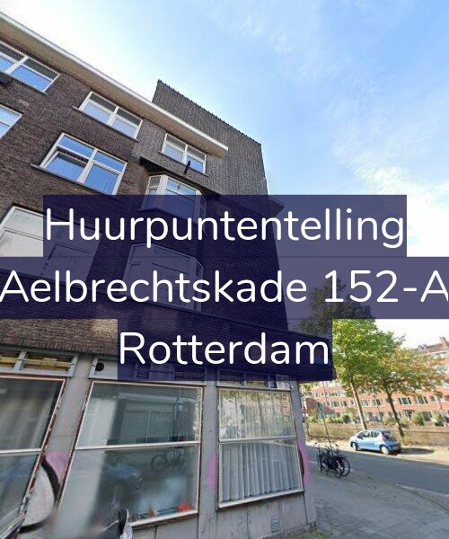 Foto gevel Huurpuntentelling voor Aelbrechtskade 152-A, Rotterdam