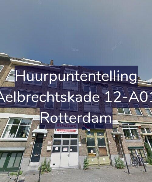 Foto gevel Huurpuntentelling voor Aelbrechtskade 12-A01, Rotterdam