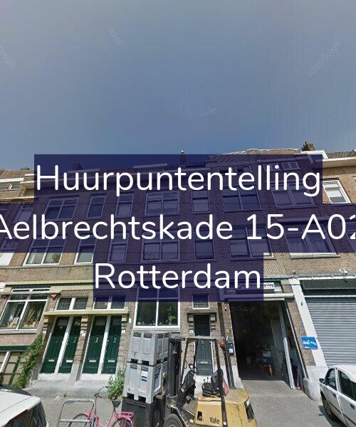 Foto gevel Huurpuntentelling voor Aelbrechtskade 15-A02, Rotterdam
