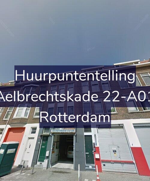 Foto gevel Huurpuntentelling voor Aelbrechtskade 22-A01, Rotterdam
