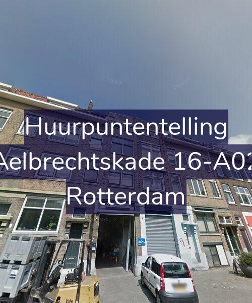 Foto gevel Huurpuntentelling voor Aelbrechtskade 16-A02, Rotterdam