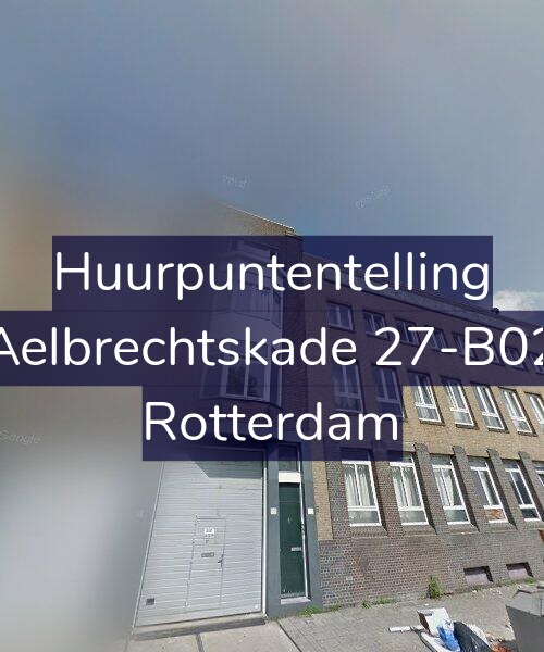 Foto gevel Huurpuntentelling voor Aelbrechtskade 27-B02, Rotterdam