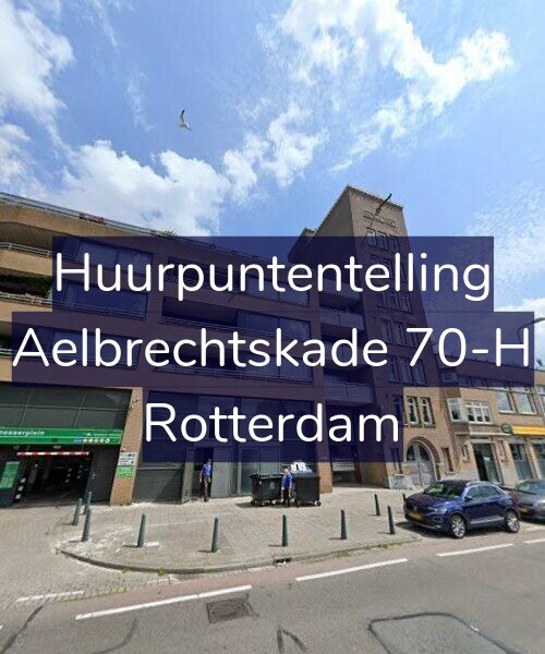 Foto gevel Huurpuntentelling voor Aelbrechtskade 70-H, Rotterdam
