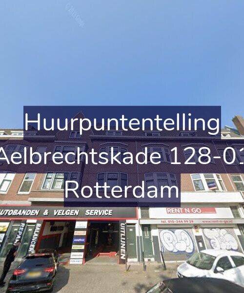 Foto gevel Huurpuntentelling voor Aelbrechtskade 128-01, Rotterdam