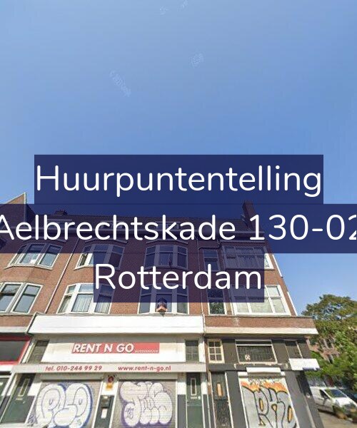 Foto gevel Huurpuntentelling voor Aelbrechtskade 130-02, Rotterdam