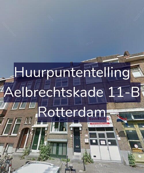 Foto gevel Huurpuntentelling voor Aelbrechtskade 11-B, Rotterdam