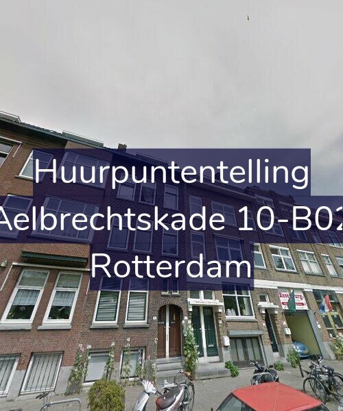 Foto gevel Huurpuntentelling voor Aelbrechtskade 10-B02, Rotterdam