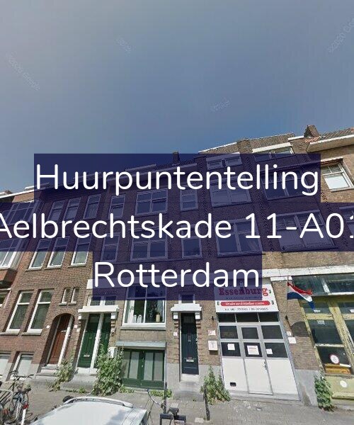 Foto gevel Huurpuntentelling voor Aelbrechtskade 11-A01, Rotterdam