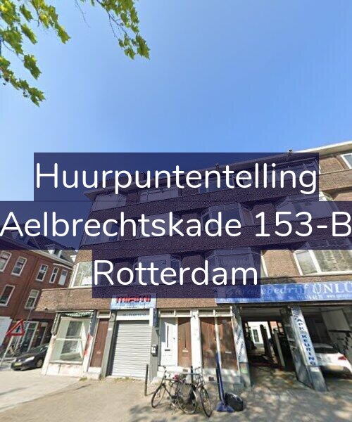 Foto gevel Huurpuntentelling voor Aelbrechtskade 153-B, Rotterdam