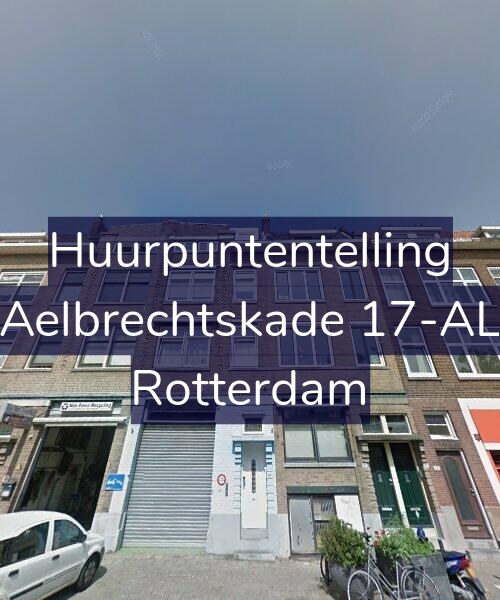 Foto gevel Huurpuntentelling voor Aelbrechtskade 17-AL, Rotterdam