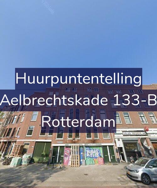 Foto gevel Huurpuntentelling voor Aelbrechtskade 133-B, Rotterdam