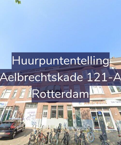 Foto gevel Huurpuntentelling voor Aelbrechtskade 121-A, Rotterdam
