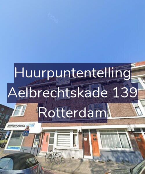 Foto gevel Huurpuntentelling voor Aelbrechtskade 139, Rotterdam
