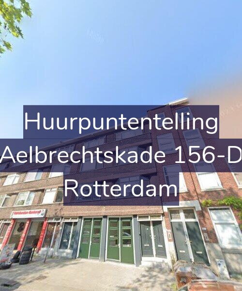 Foto gevel Huurpuntentelling voor Aelbrechtskade 156-D, Rotterdam