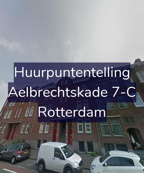 Foto gevel Huurpuntentelling voor Aelbrechtskade 7-C, Rotterdam