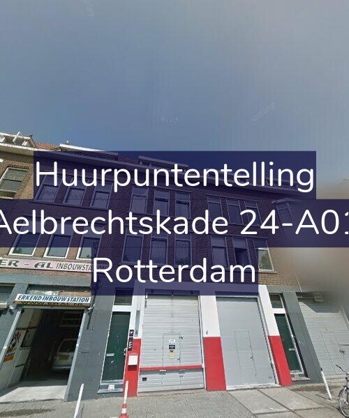 Foto gevel Huurpuntentelling voor Aelbrechtskade 24-A01, Rotterdam