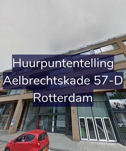 Foto gevel Huurpuntentelling voor Aelbrechtskade 57-D, Rotterdam