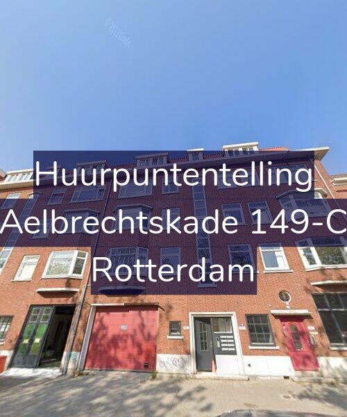 Foto gevel Huurpuntentelling voor Aelbrechtskade 149-C, Rotterdam