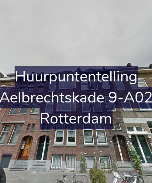 Foto gevel Huurpuntentelling voor Aelbrechtskade 9-A02, Rotterdam