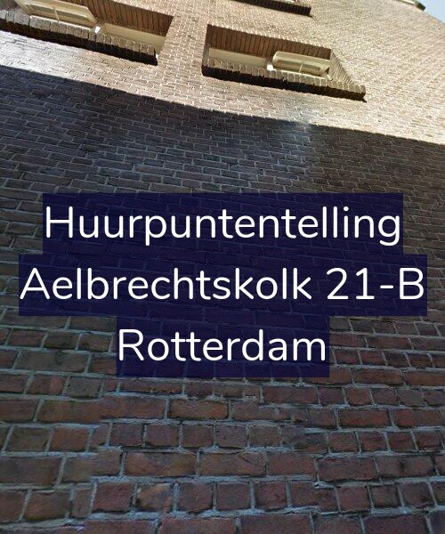 Foto gevel Huurpuntentelling voor Aelbrechtskolk 21-B, Rotterdam