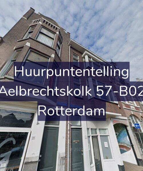 Foto gevel Huurpuntentelling voor Aelbrechtskolk 57-B02, Rotterdam