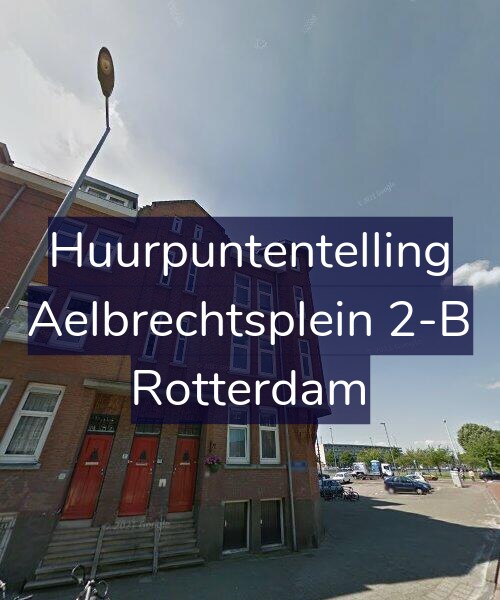 Foto gevel Huurpuntentelling voor Aelbrechtsplein 2-B, Rotterdam