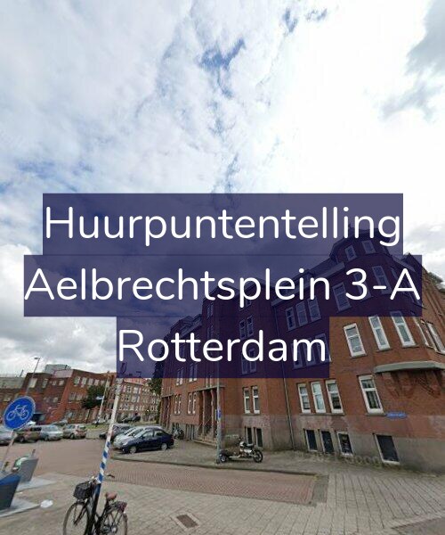 Foto gevel Huurpuntentelling voor Aelbrechtsplein 3-A, Rotterdam